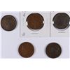 Image 1 : LOT OF (5) LARGE CENTS 1838-1853