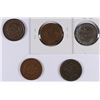 Image 2 : LOT OF (5) LARGE CENTS 1838-1853