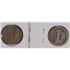 Image 2 : LOT OF (2) MERCURY DIMES 1921 & 1921D. 1921 HAS SOME OBVERSE DAMAGE.