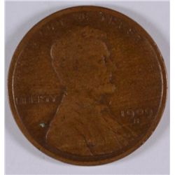 1909 S LINCOLN CENT VF