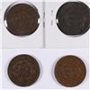 Image 2 : LOT OF (4) LARGE CENTS 1826, 1834, 1848, 1852