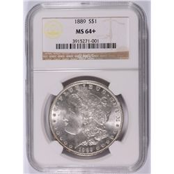 1889 MORGAN DOLLAR NGC MS-64+