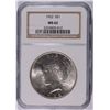 Image 1 : 1922 PEACE DOLLAR NGC MS-62