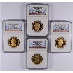 SET OF 2007-S PROOF PRESIDENTAL DOLLARS NGC PF-69 UC