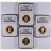Image 1 : SET OF 2007-S PROOF PRESIDENTAL DOLLARS NGC PF-69 UC