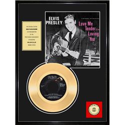 ELVIS PRESLEY ''Love Me Tender'' Gold Record