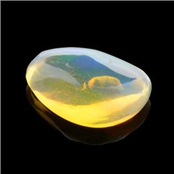 APP: 0.5k 1.69CT Freeform Cut Cabochon Jelly Crystal Opal Gemstone