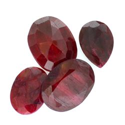 APP: 1k 29.00CT Mixed Cut Natural Ruby Parcel