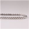 Image 1 : APP: 3.1k *10 kt. White Gold, 1.02CT Round Cut Diamond Tennis Bracelet