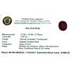 Image 3 : APP: 2k 7.63CT Oval Cut Ruby Gemstone