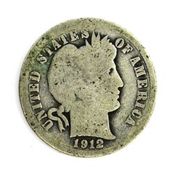 1912 Barber Head One Dime Coin