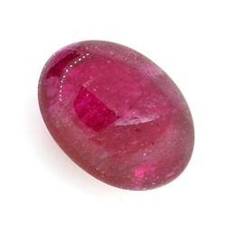 APP: 2k 6.16CT Oval Cut Cabochon Ruby Gemstone