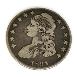 1834 Capped Bust Half Dollar Coin