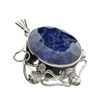Image 1 : APP: 1.5k 88.54CT Round Cut Extremely Rare Iolite And Sterling Silver Pendant