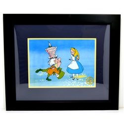 DISNEY Serigraph Cell ''Alice In Wonderland'' Rare Museum Framed Ltd. Edition