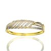 Image 1 : APP: 1.2k 0.25CT Round Cut Diamond And 14 kt. Yellow/White Gold, Over Brass Bracelet