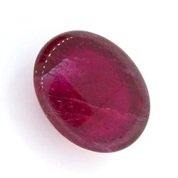 APP: 2k 6.24CT Oval Cut Cabochon Ruby Gemstone