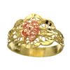 Image 1 : Exquisite 14 kt. Gold, Filigree Ring