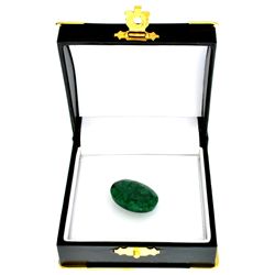 APP: 1.7k 24.90CT Oval Cut Emerald Gemstone