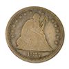 Image 1 : 1877 Liberty Seated Quarter Dollar Coin
