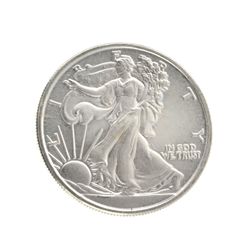 1/10 oz .999 Silver Rounds Walking Liberty Design Coin