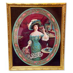 Museum Framed Pepsi Cola Advertising  20.5x17.5