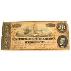 $20 Confederate Note