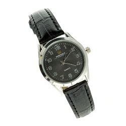 Sheffield Ladies Quartz Watch With Black Band