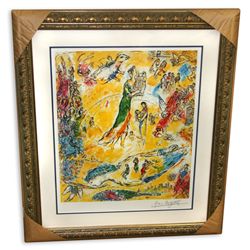 Marc Chagall 'Sorcerer of Music' Museum Framed & Matted