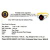 Image 2 : APP: 0.7k 14 kt. Gold, 1.60CT Oval Cut Garnet Ring