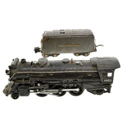 ^Vintage Lionel Pre-War 225E Engine & 225W Tender O Gauge Train Set