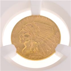 *1929 $2.50 U.S Indian Head Type Gold Coin