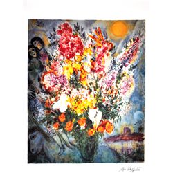 MARC CHAGALL Floral Bouquet Print, I319 of 500