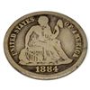 Image 1 : 1884 Liberty Seated One Dime Coin