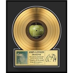 JOHN LENNON ''Imagine'' Gold LP-Limited Edition