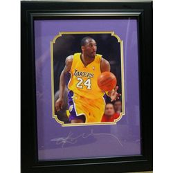 Kobe Bryant Plate Signature