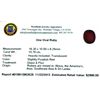 Image 3 : APP: 2.8k 10.76CT Oval Cut Ruby Gemstone