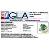 Image 2 : APP: 1.9k Designer Sebastian 1.54CT Oval Cut Green Beryl Emerald And Platinum Over Sterling Silver R
