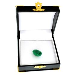 APP: 1.2k 11.12CT Oval Cut Emerald Gemstone