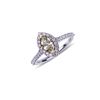 Image 1 : APP: 4.9k *14 kt. Two Tone Gold, 0.98CT Diamond Ring