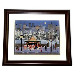 Wooster Scott- Framed Lithograph-Signature ''8th Ave''