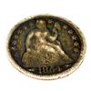 Image 1 : 1854 Liberty Seated Arrows At Date Dime Coin