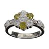 Image 1 : APP: 0.6k Designer Sebastian 1.34CT Round Cut Swiss Cubic Zirconia And Platinum Over Sterling Silver