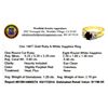 Image 2 : APP: 1.2k 14 kt. Gold, 1.20CT Ruby And White Sapphire Ring