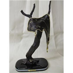 Reissue Patinated Bronze Sculpture ''Tearful Soft Watch'' Inspired by Dali