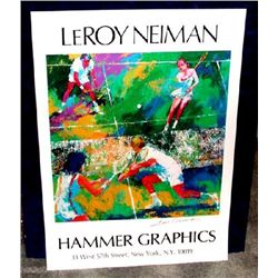 Hand Signed LeRoy Neiman: Mixed Doubles