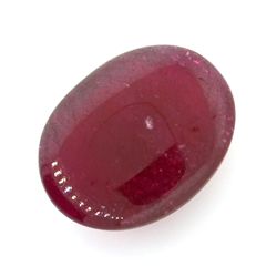 APP: 2.7k 8.22CT Oval Cut Cabochon Ruby Gemstone