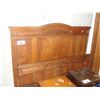 Image 1 : EARLY 1900S OAK BEDFRAME; HEADBOARD FOOTBOARD AND RAILS