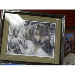 FRAMED LIMITED EDITION PRINT "MASTER OF THE NORTH - DENIS MAYER JR - GALLERY ~$600