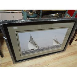 FRAMED PRINT "SAILING SOUTH - GALLERY~$500